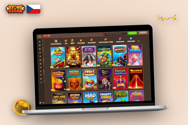 Přihlašovací obrazovka desktopové verze Stonevegas Casino na počítači
